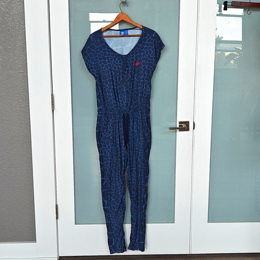 Adidas Giraffe Print Jumpsuit Size S